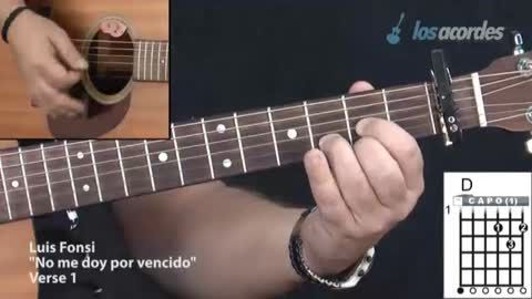 No Me Doy Por Vencido by Luis Fonsi Video Lesson - E-CHORDS.COM